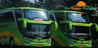 Sewa bus pariwisata di Mojokerto Terbaru murah